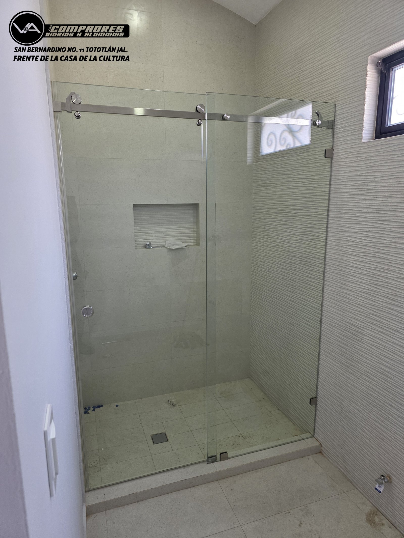 División de baño 9mm bacalar